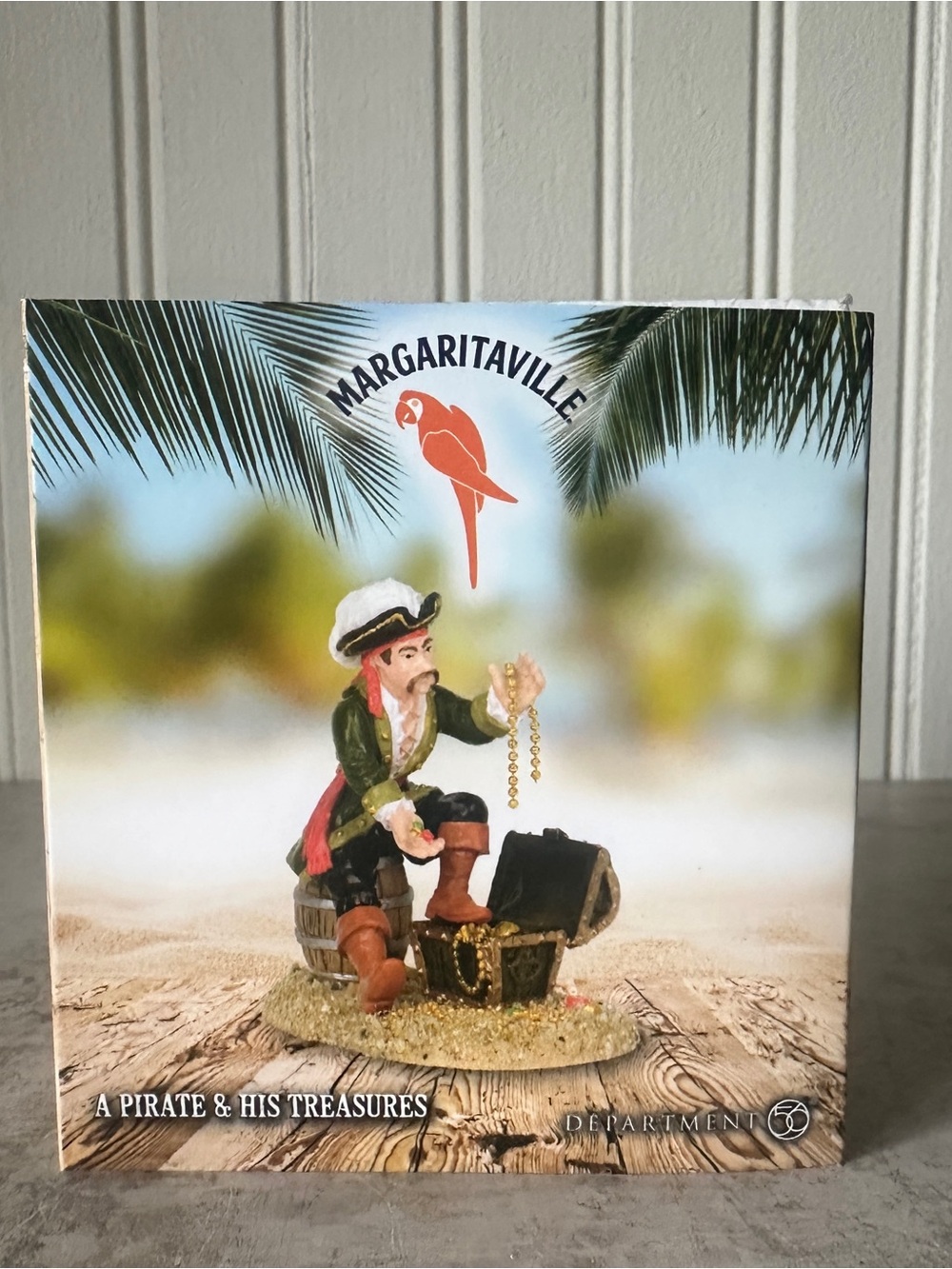 Dept 56 Margaritaville A Pirate & His Treasures Figurine 6003323 Accessory EUC